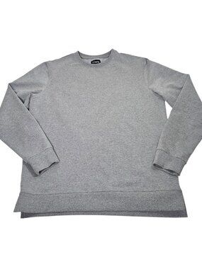 Cuts Clothing Hyperloop Sweatshirt Men's Medium Gray Crewneck Solid Knit Active
